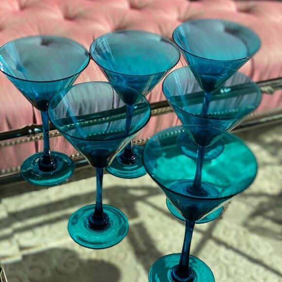 Set of 4 Martini Glasses - Picture 9 of 10